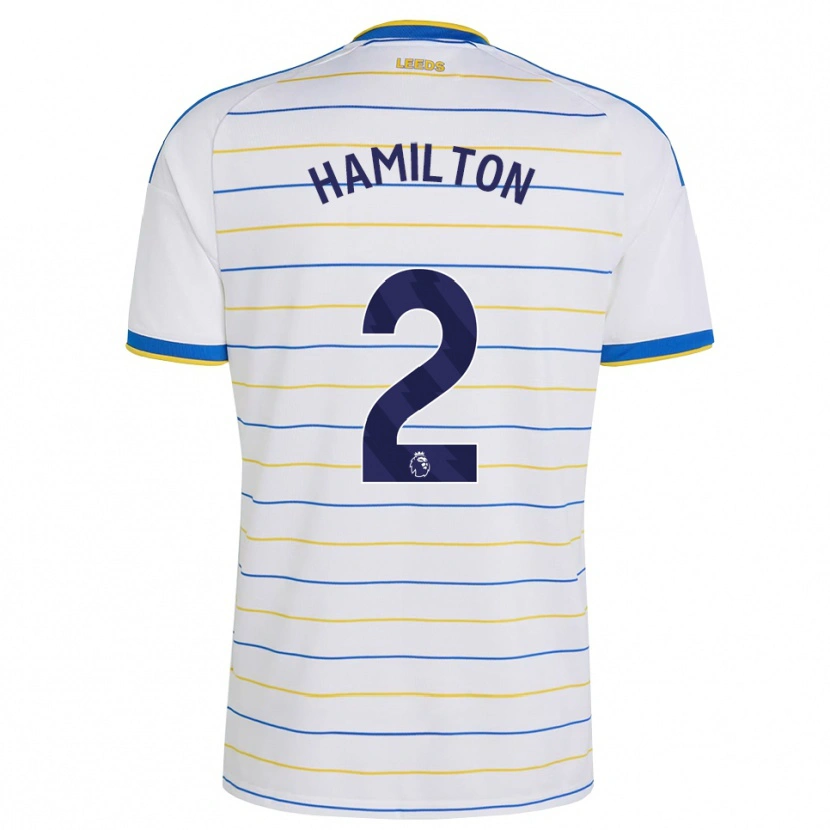 DanxenキッズJoshua Hamilton#2レッド イエロー ブルーホームシャツ2026/27ジャージーユニフォーム