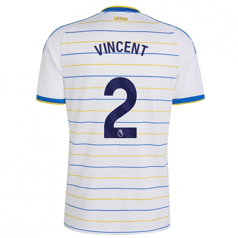 DanxenキッズHarvey Vincent#2レッド イエロー ブルーホームシャツ2026/27ジャージーユニフォーム