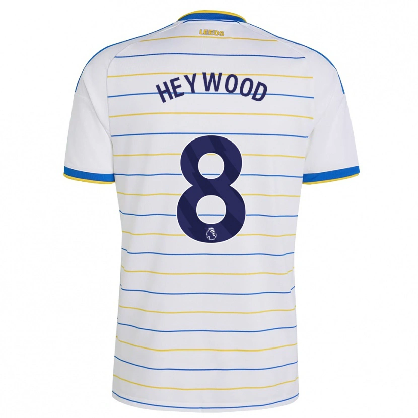 DanxenキッズOwen Heywood#8レッド イエロー ブルーホームシャツ2026/27ジャージーユニフォーム