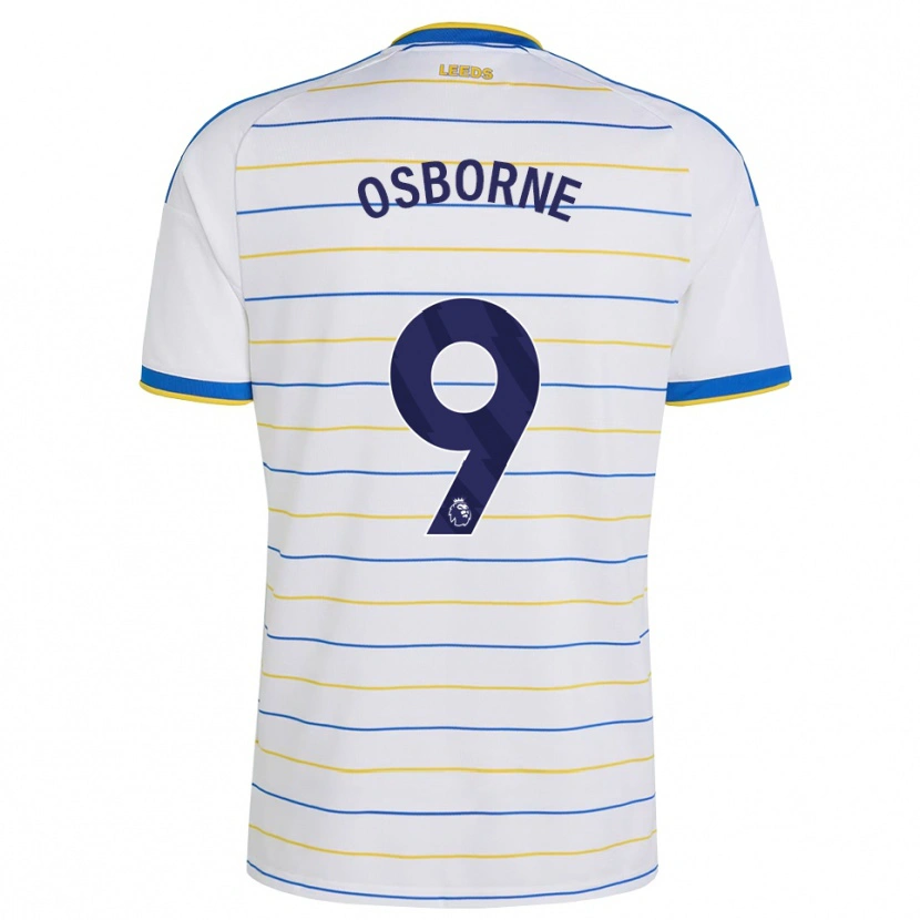 DanxenキッズJemimah Osborne#9レッド イエロー ブルーホームシャツ2026/27ジャージーユニフォーム