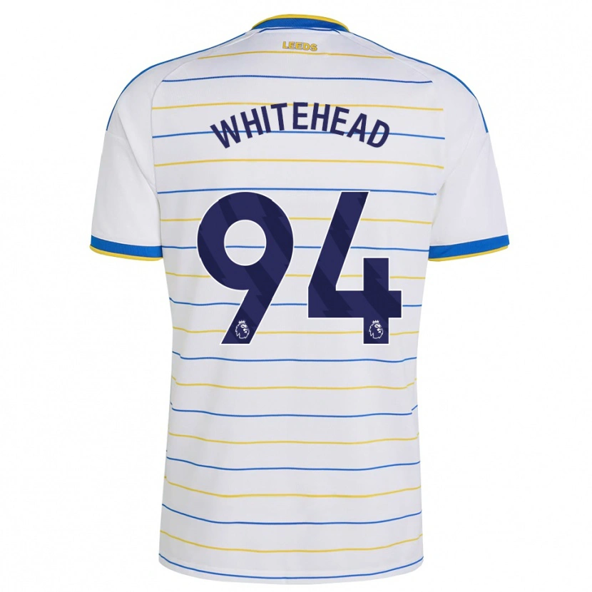 DanxenキッズLoui Whitehead#94レッド イエロー ブルーホームシャツ2026/27ジャージーユニフォーム
