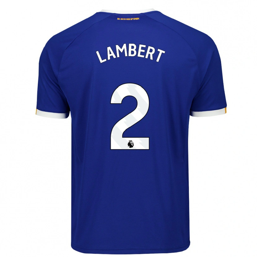 DanxenキッズRocco Lambert#2ブルー ホワイトイエローホームシャツ2026/27ジャージーユニフォーム