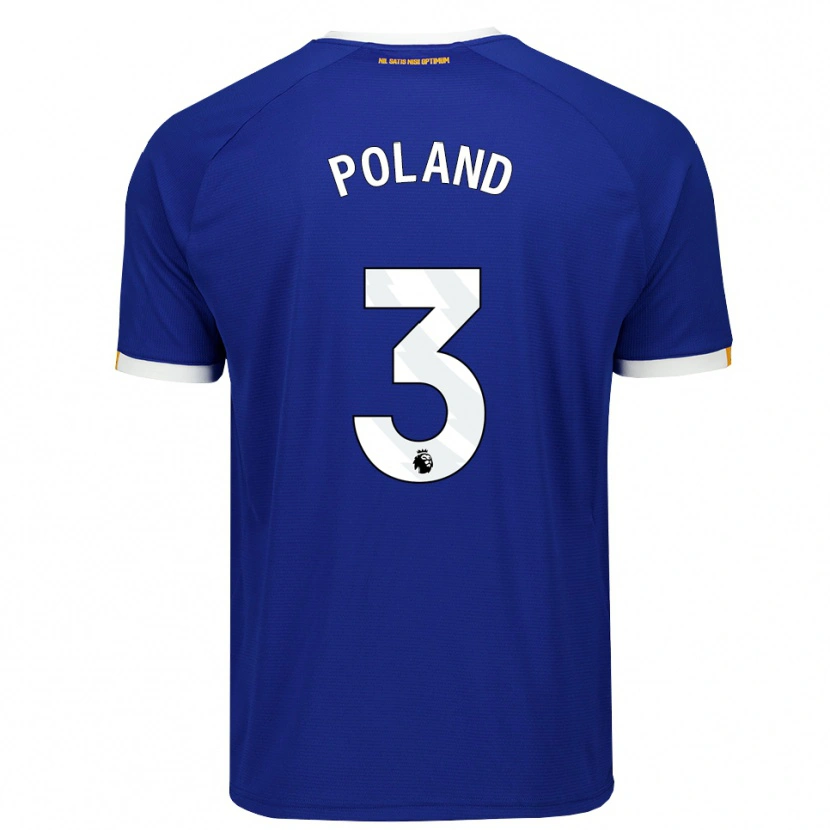 DanxenキッズLouis Poland#3ブルー ホワイトイエローホームシャツ2026/27ジャージーユニフォーム