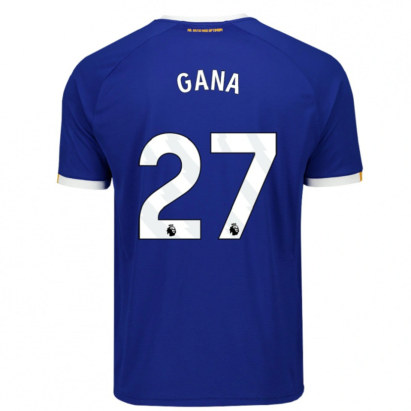 Danxenキッズイドリッサ・ゲイェ#27ブルー ホワイトイエローホームシャツ2026/27ジャージーユニフォーム