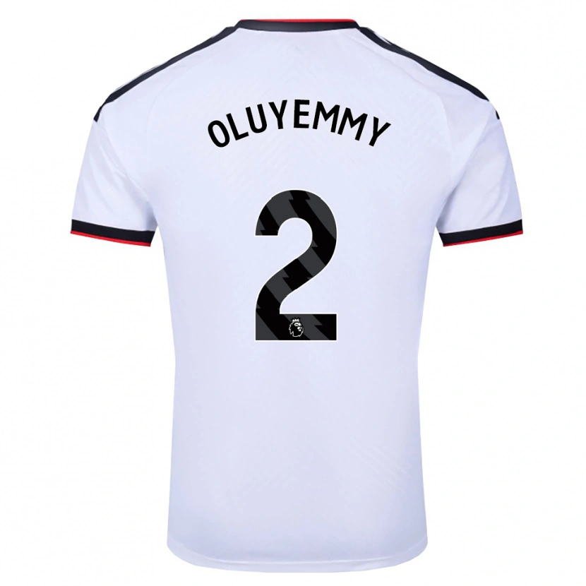 DanxenキッズBenjamin Oluyemmy#2ホワイト ブラックレッドホームシャツ2026/27ジャージーユニフォーム