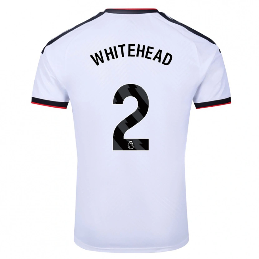 DanxenキッズDaniel Whitehead#2ホワイト ブラックレッドホームシャツ2026/27ジャージーユニフォーム