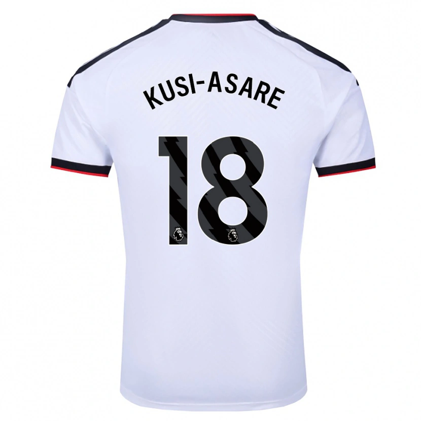 DanxenキッズJonah Kusi-Asare#18ホワイト ブラックレッドホームシャツ2026/27ジャージーユニフォーム
