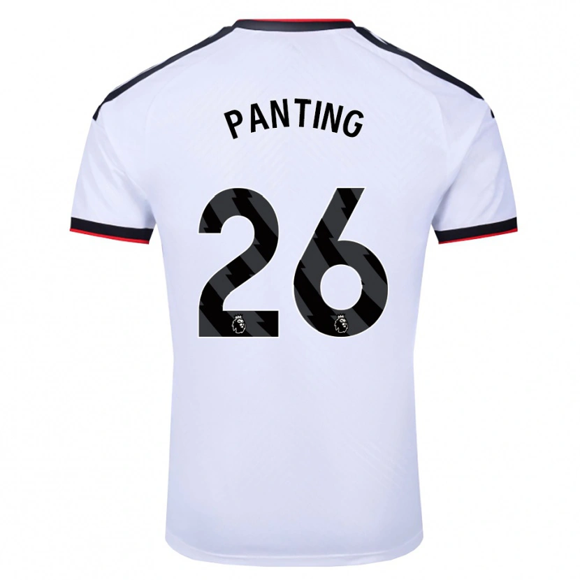 DanxenキッズRachel Panting#26ホワイト ブラックレッドホームシャツ2026/27ジャージーユニフォーム