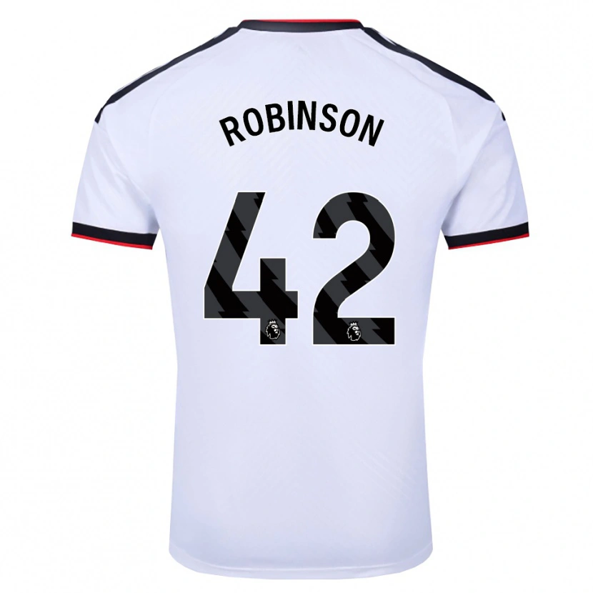 DanxenキッズCharlie Robinson#42ホワイト ブラックレッドホームシャツ2026/27ジャージーユニフォーム
