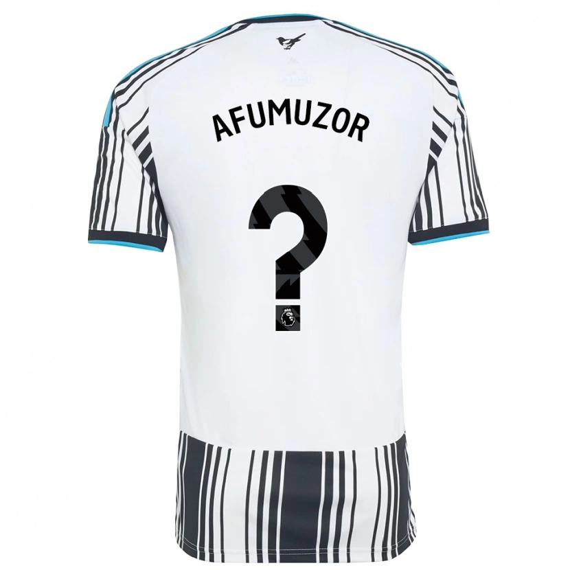 DanxenキッズCj Afumuzor#0スカイブルー ブラック ホワイトホームシャツ2026/27ジャージーユニフォーム