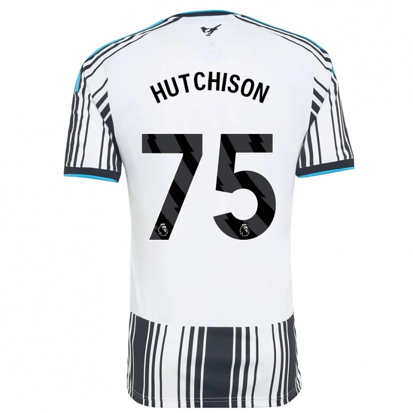 DanxenキッズAlfie Hutchison#75スカイブルー ブラック ホワイトホームシャツ2026/27ジャージーユニフォーム