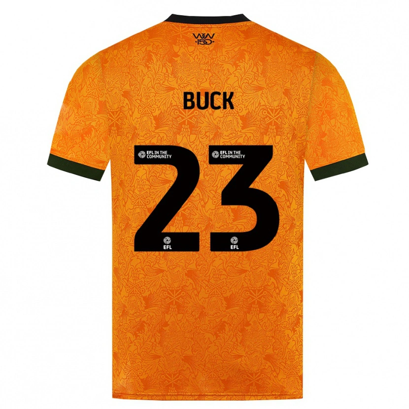 DanxenキッズAlex Buck#23オレンジ ブラックホームシャツ2026/27ジャージーユニフォーム