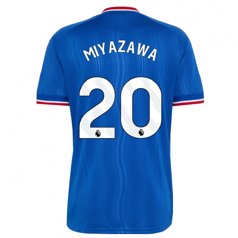 Danxenキッズ宮澤ひなた#20ブルー ホワイトレッドアウェイシャツ2026/27ジャージーユニフォーム