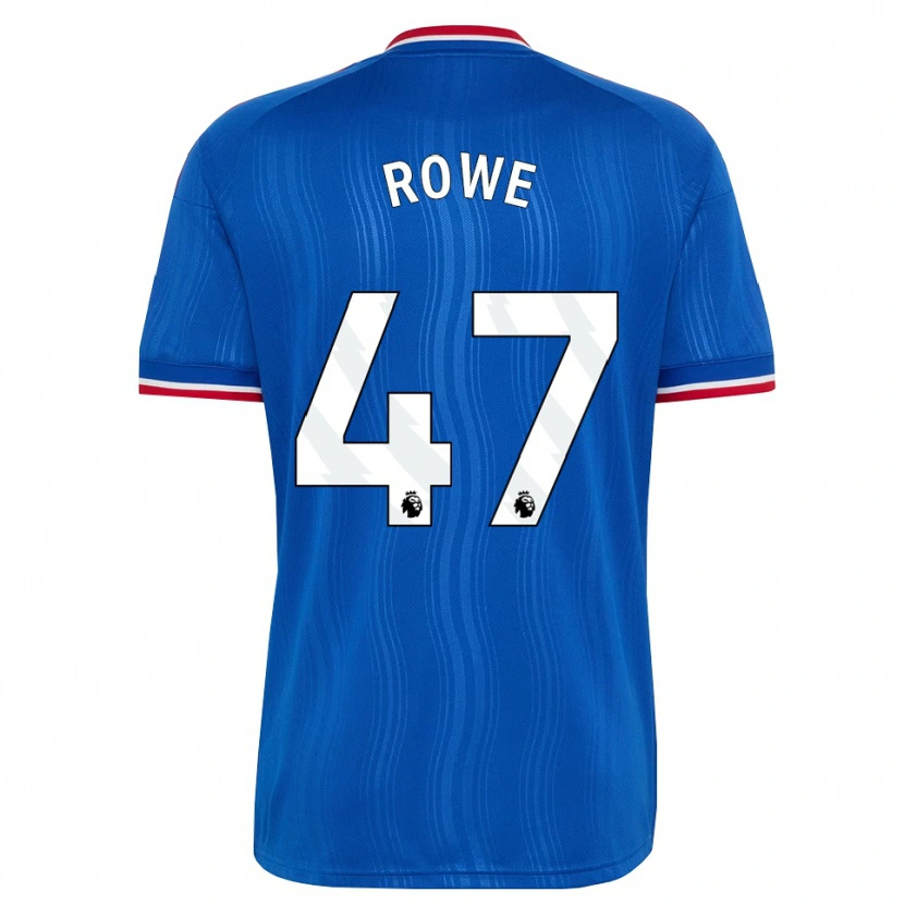 DanxenキッズTommy Rowe#47ブルー ホワイトレッドアウェイシャツ2026/27ジャージーユニフォーム