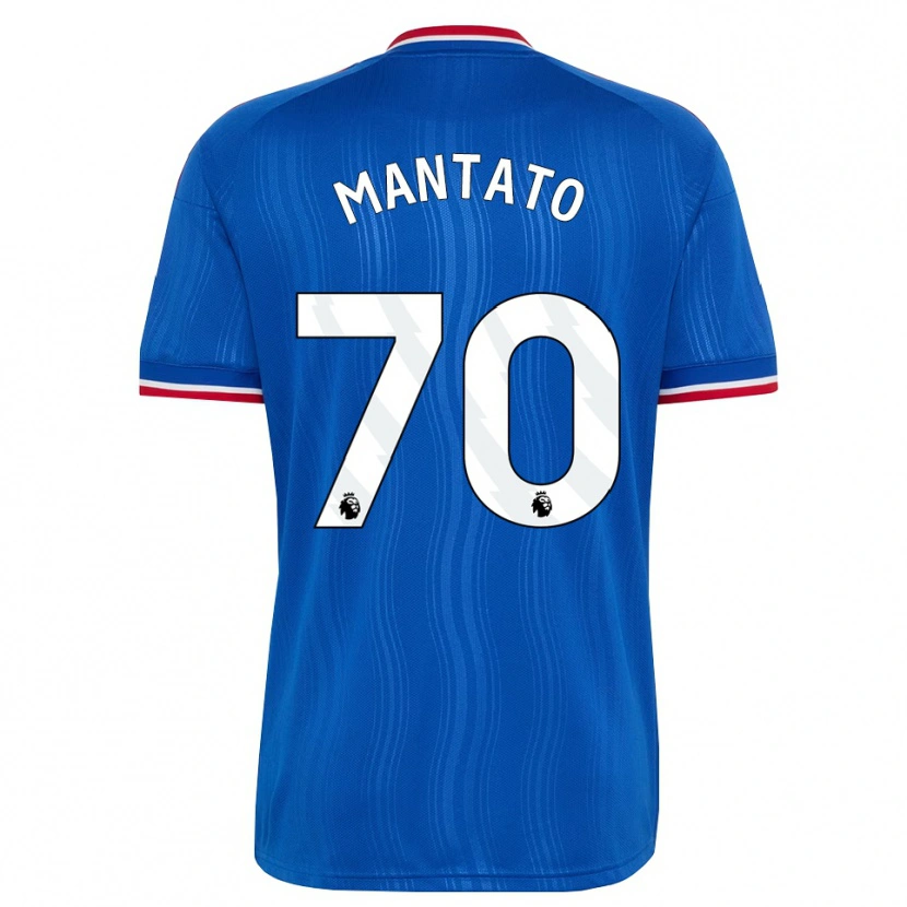 DanxenキッズBendito Mantato#70ブルー ホワイトレッドアウェイシャツ2026/27ジャージーユニフォーム