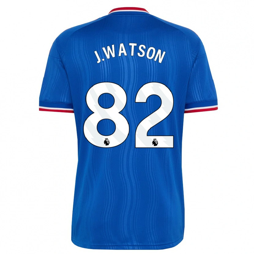 DanxenキッズJacob Watson#82ブルー ホワイトレッドアウェイシャツ2026/27ジャージーユニフォーム