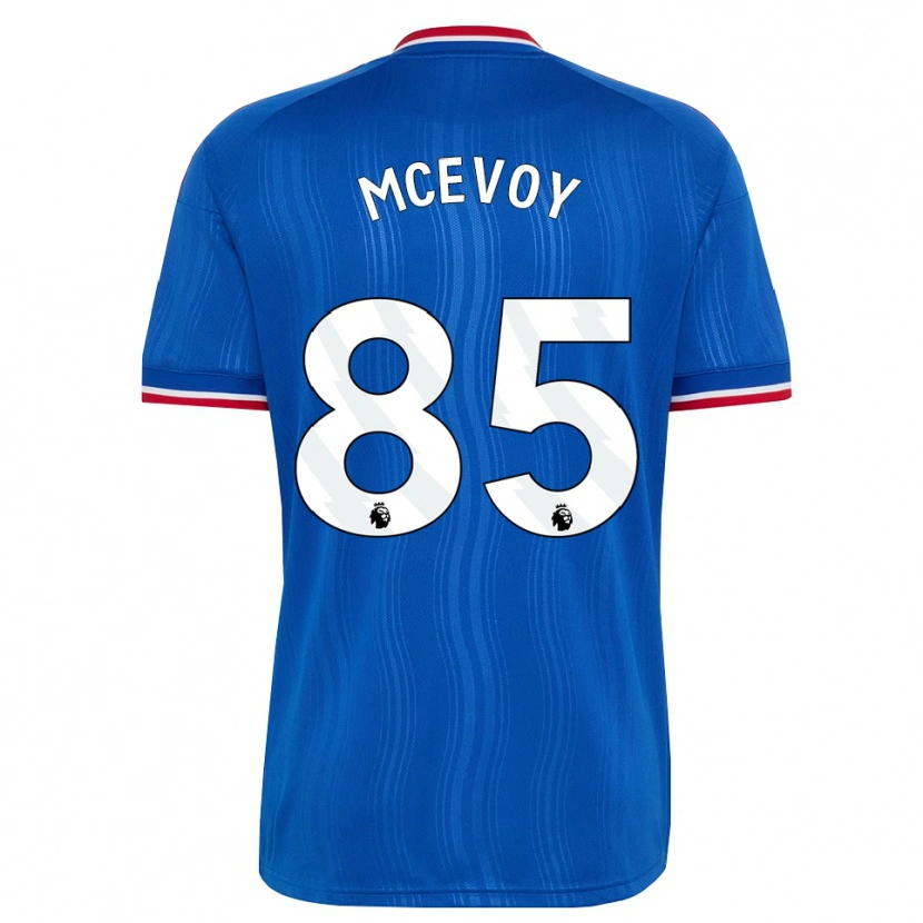 DanxenキッズJay Mcevoy#85ブルー ホワイトレッドアウェイシャツ2026/27ジャージーユニフォーム