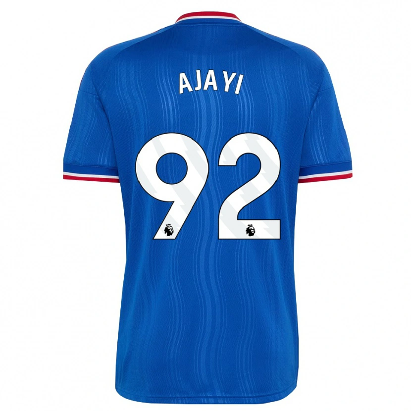 DanxenキッズNoah Ajayi#92ブルー ホワイトレッドアウェイシャツ2026/27ジャージーユニフォーム