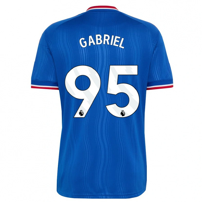 DanxenキッズJj Gabriel#95ブルー ホワイトレッドアウェイシャツ2026/27ジャージーユニフォーム