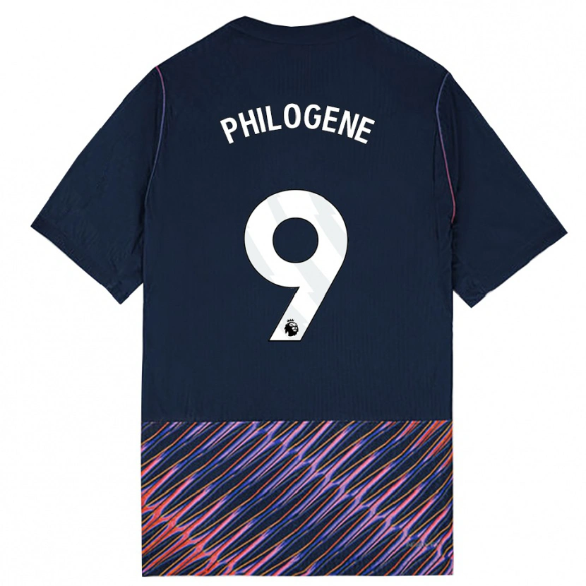 DanxenキッズBlake Philogene#9ロイヤルブルー ホワイトアウェイシャツ2026/27ジャージーユニフォーム