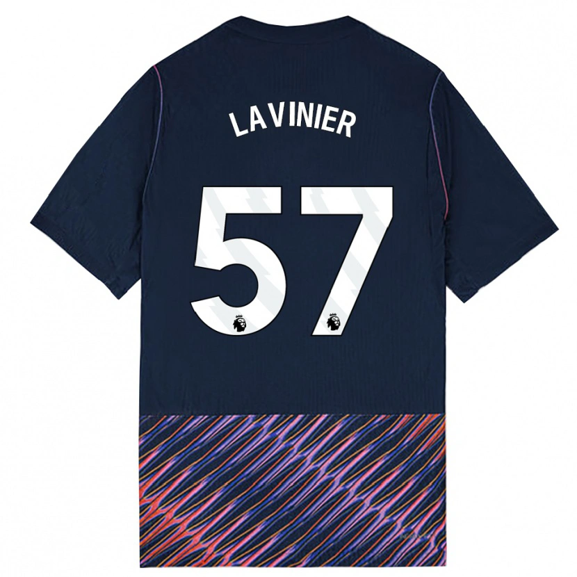 Danxenキッズマルセル・ラヴィニアー#57ロイヤルブルー ホワイトアウェイシャツ2026/27ジャージーユニフォーム