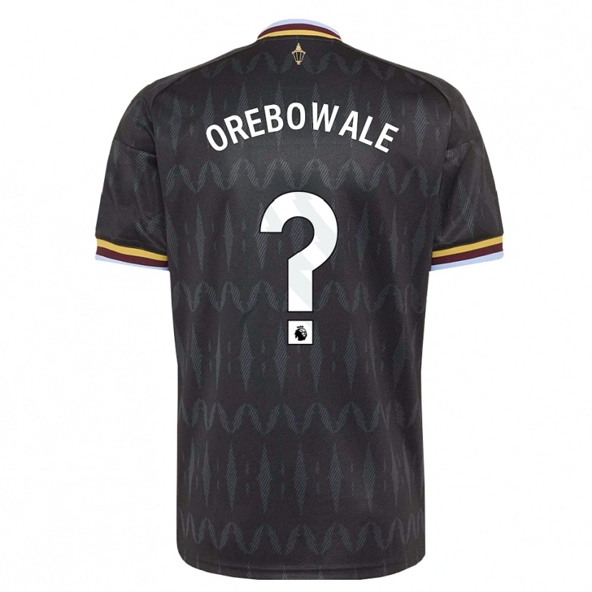 DanxenキッズErin Orebowale#0コーンフラワーブルー ブラック イエローアウェイシャツ2026/27ジャージーユニフォーム