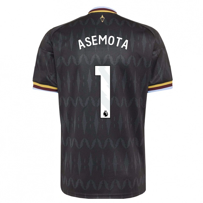DanxenキッズOwen Asemota#1コーンフラワーブルー ブラック イエローアウェイシャツ2026/27ジャージーユニフォーム