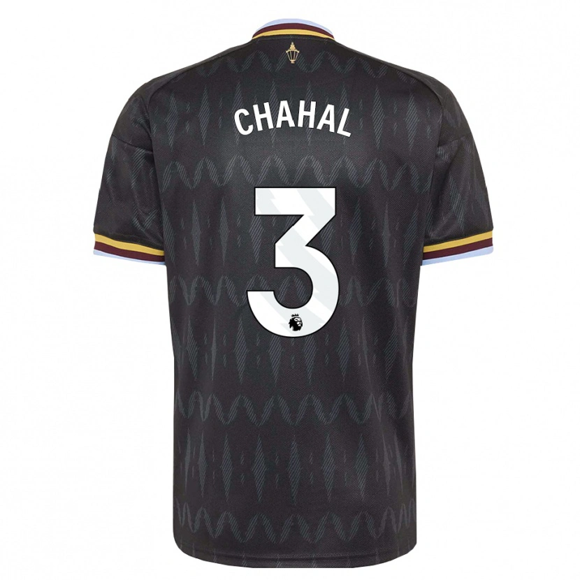 DanxenキッズCurran Chahal#3コーンフラワーブルー ブラック イエローアウェイシャツ2026/27ジャージーユニフォーム