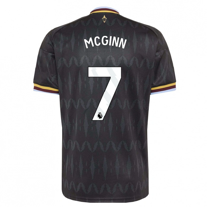 Danxenキッズジョン・マッギン#7コーンフラワーブルー ブラック イエローアウェイシャツ2026/27ジャージーユニフォーム