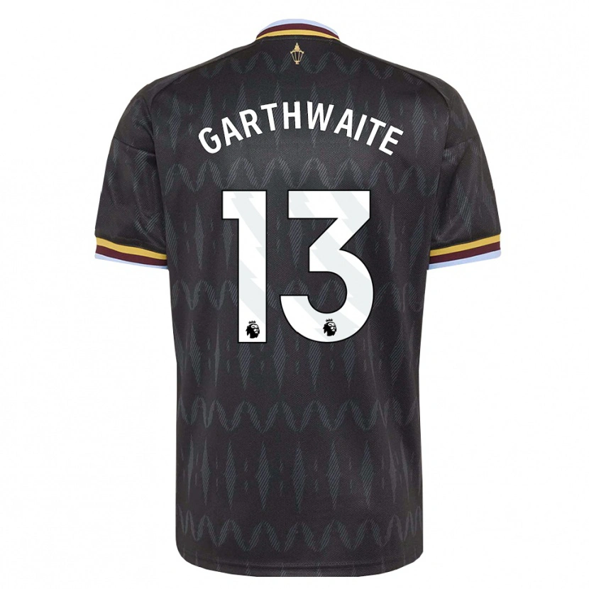 DanxenキッズJayden Garthwaite#13コーンフラワーブルー ブラック イエローアウェイシャツ2026/27ジャージーユニフォーム