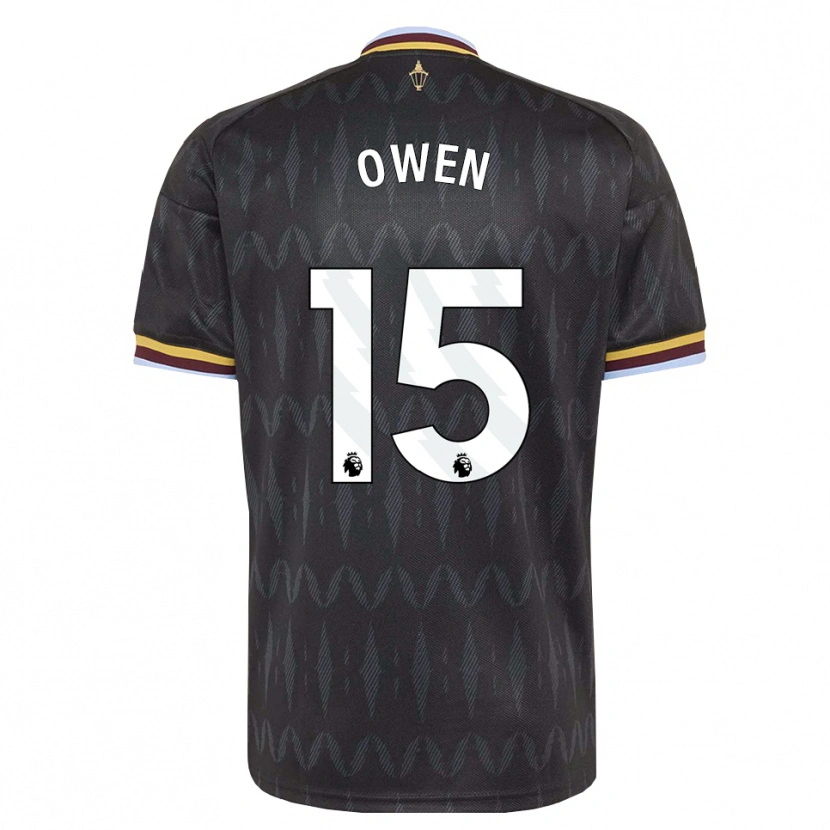 DanxenキッズCurtis Owen#15コーンフラワーブルー ブラック イエローアウェイシャツ2026/27ジャージーユニフォーム
