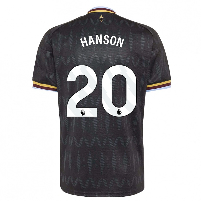 Danxenキッズカースティ・ハンソン#20コーンフラワーブルー ブラック イエローアウェイシャツ2026/27ジャージーユニフォーム
