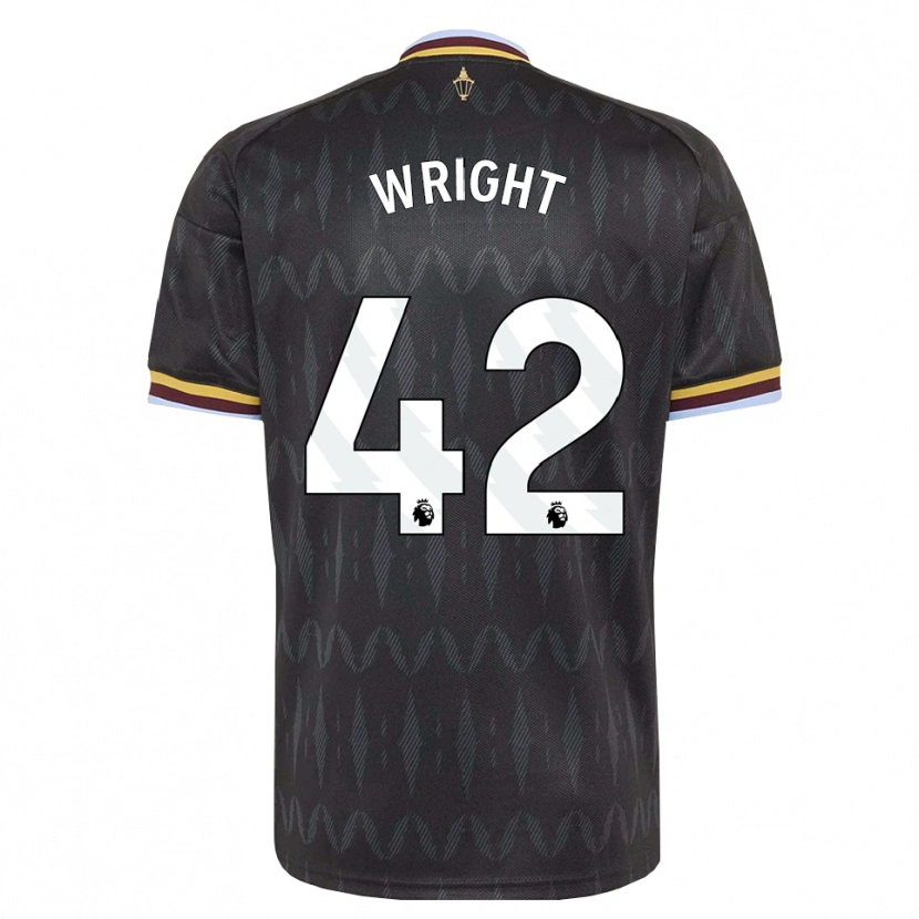 DanxenキッズJames Wright#42コーンフラワーブルー ブラック イエローアウェイシャツ2026/27ジャージーユニフォーム