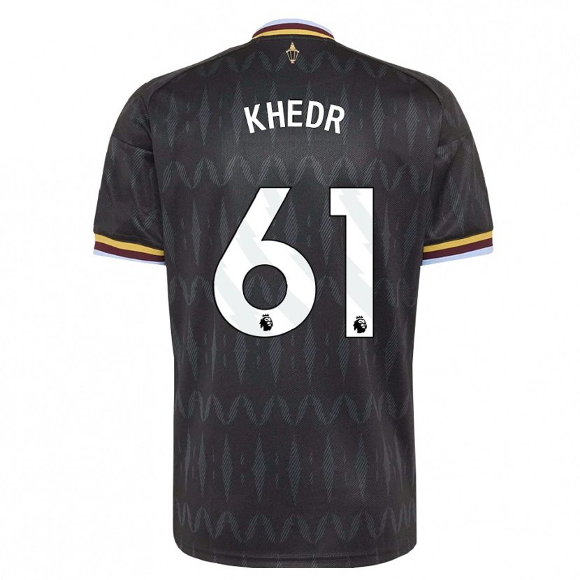 DanxenキッズOmar Khedr#61コーンフラワーブルー ブラック イエローアウェイシャツ2026/27ジャージーユニフォーム