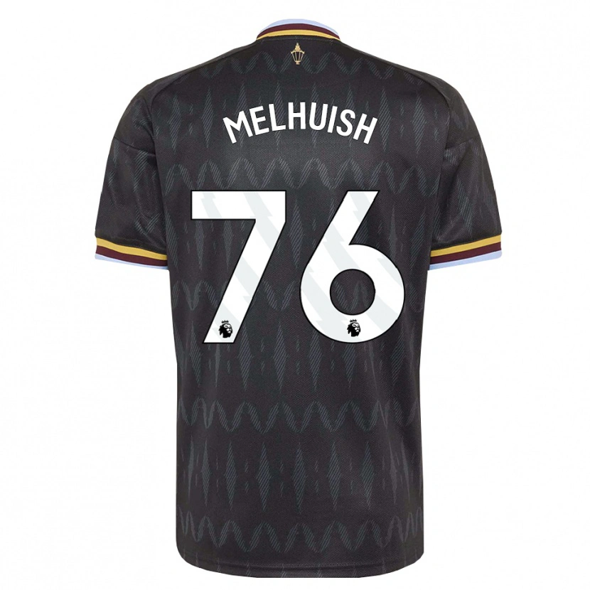 DanxenキッズLennon Melhuish#76コーンフラワーブルー ブラック イエローアウェイシャツ2026/27ジャージーユニフォーム