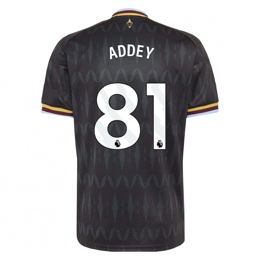 DanxenキッズFarid Addey#81コーンフラワーブルー ブラック イエローアウェイシャツ2026/27ジャージーユニフォーム