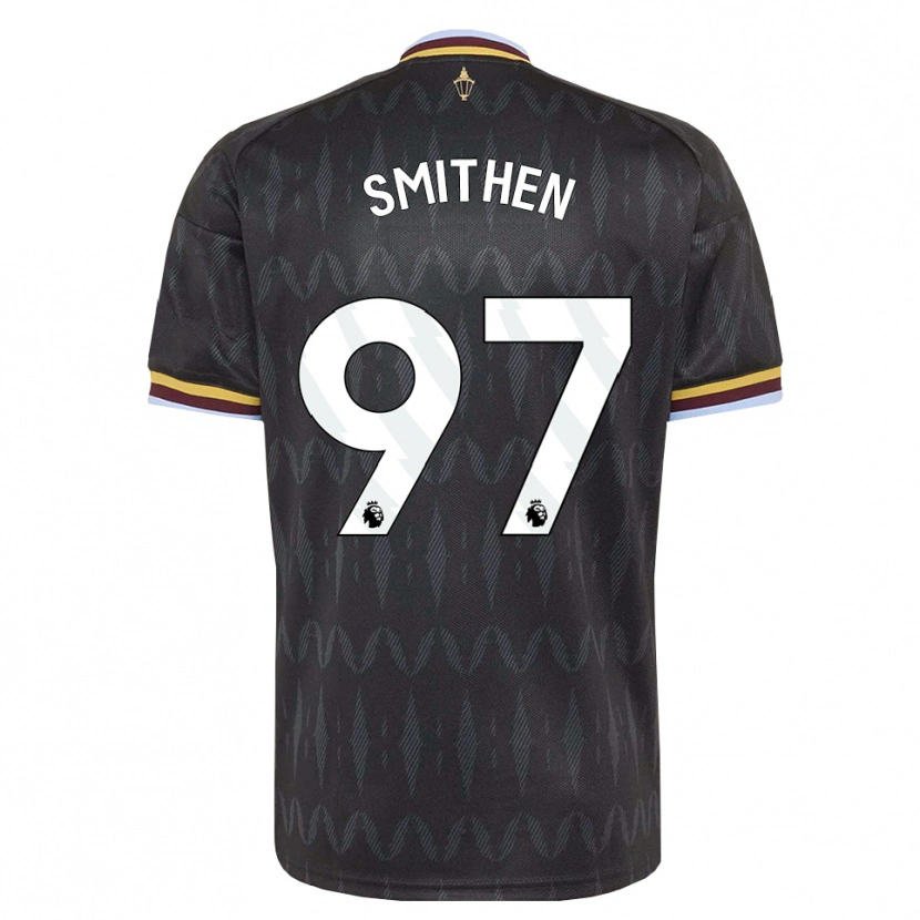 DanxenキッズTay'veon Smithen#97コーンフラワーブルー ブラック イエローアウェイシャツ2026/27ジャージーユニフォーム