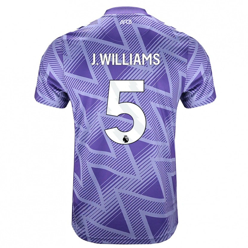 DanxenキッズJay Williams#5ペールヴァイオレットレッド ホワイトアウェイシャツ2026/27ジャージーユニフォーム