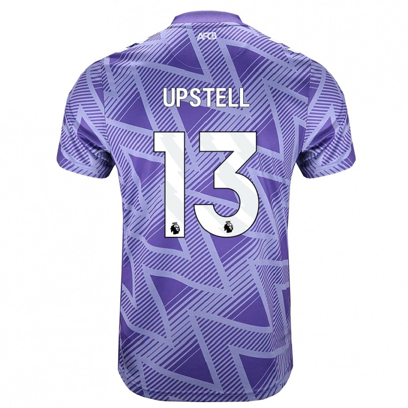 DanxenキッズWill Upstell#13ペールヴァイオレットレッド ホワイトアウェイシャツ2026/27ジャージーユニフォーム