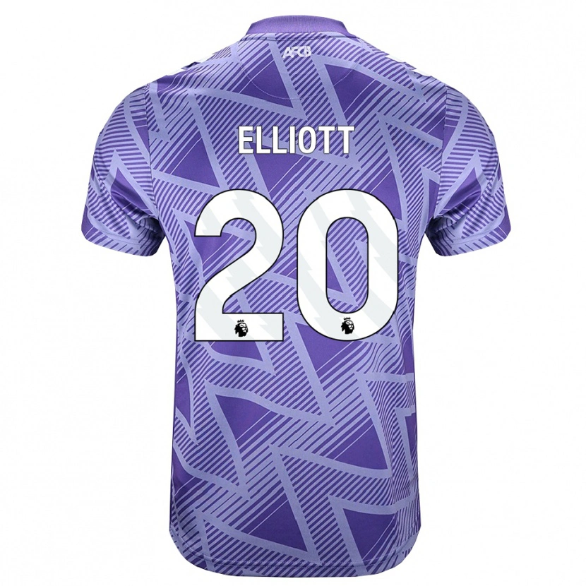 DanxenキッズKaitlyn Elliott#20ペールヴァイオレットレッド ホワイトアウェイシャツ2026/27ジャージーユニフォーム