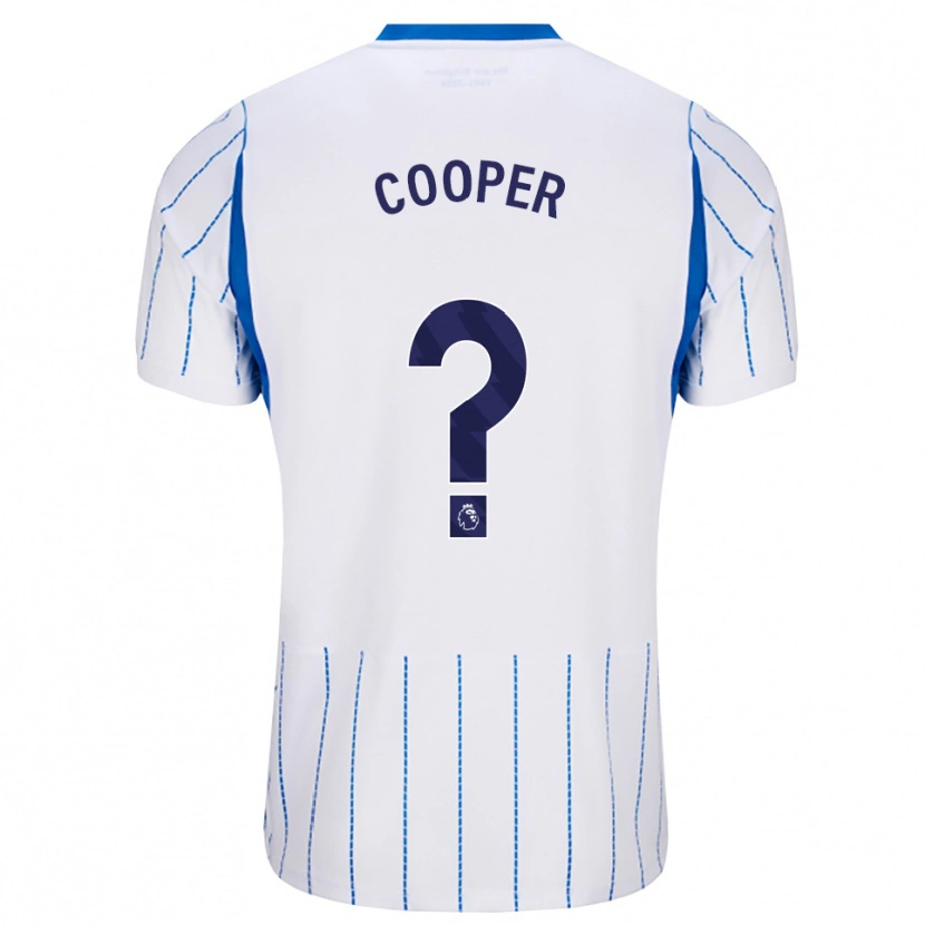 DanxenキッズFinley Cooper#0ドジャーブルー ホワイトアウェイシャツ2026/27ジャージーユニフォーム