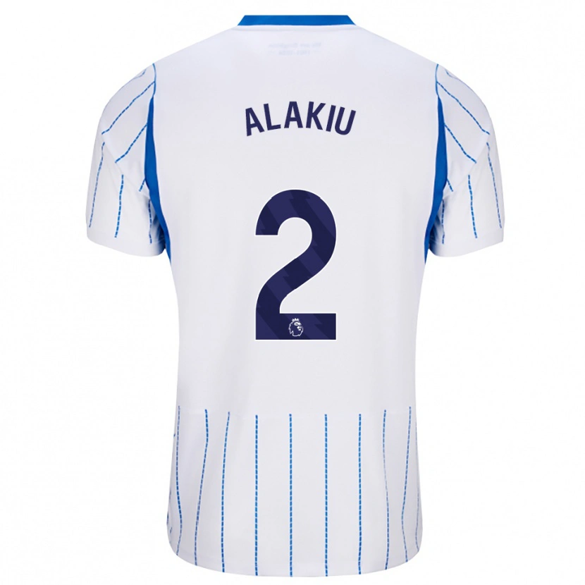 DanxenキッズIsaiah Alakiu#2ドジャーブルー ホワイトアウェイシャツ2026/27ジャージーユニフォーム