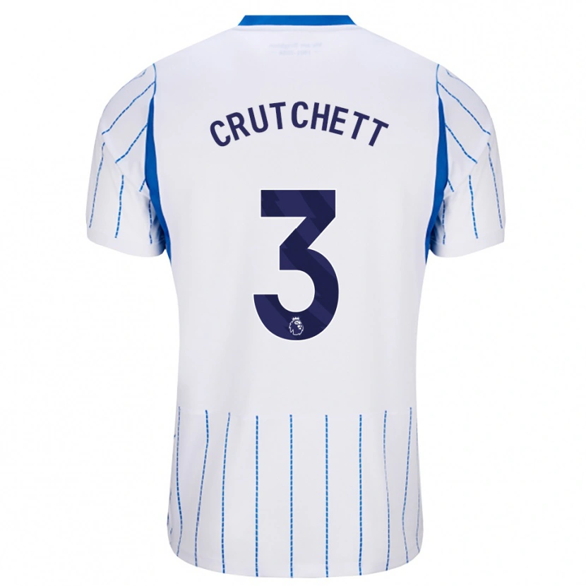 DanxenキッズLiam Crutchett#3ドジャーブルー ホワイトアウェイシャツ2026/27ジャージーユニフォーム
