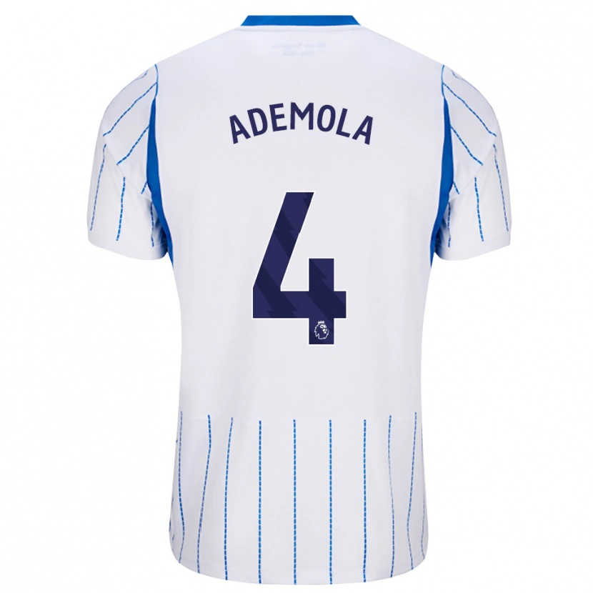DanxenキッズSebastian Ademola#4ドジャーブルー ホワイトアウェイシャツ2026/27ジャージーユニフォーム