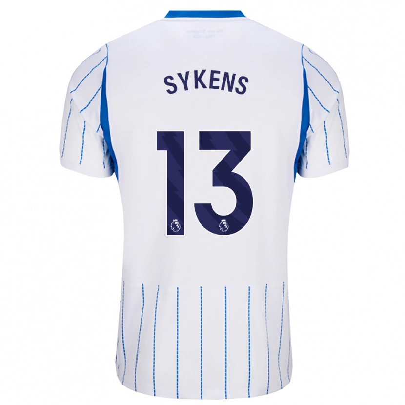 DanxenキッズRory Sykens#13ドジャーブルー ホワイトアウェイシャツ2026/27ジャージーユニフォーム