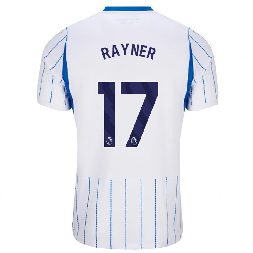 DanxenキッズBex Rayner#17ドジャーブルー ホワイトアウェイシャツ2026/27ジャージーユニフォーム