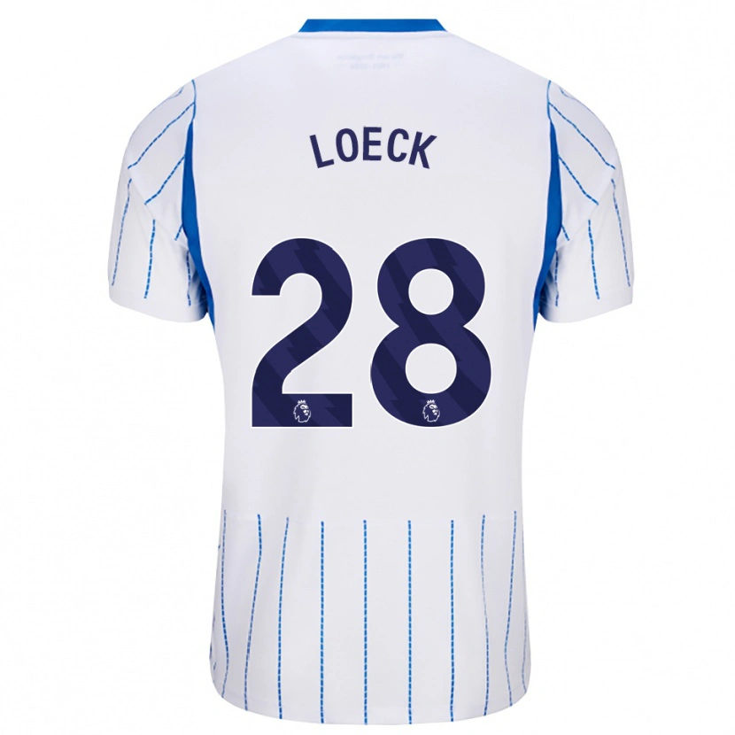 DanxenキッズMelina Loeck#28ドジャーブルー ホワイトアウェイシャツ2026/27ジャージーユニフォーム