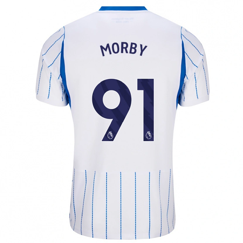 DanxenキッズJackson Morby#91ドジャーブルー ホワイトアウェイシャツ2026/27ジャージーユニフォーム