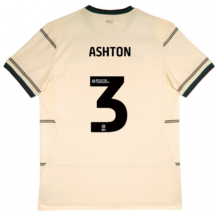 DanxenキッズJoe Ashton#3ベージュ バーガンディアウェイシャツ2026/27ジャージーユニフォーム