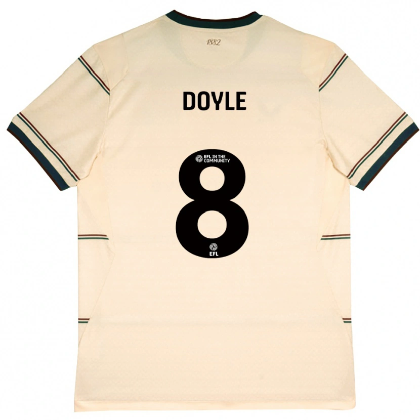 DanxenキッズEmma Doyle#8ベージュ バーガンディアウェイシャツ2026/27ジャージーユニフォーム